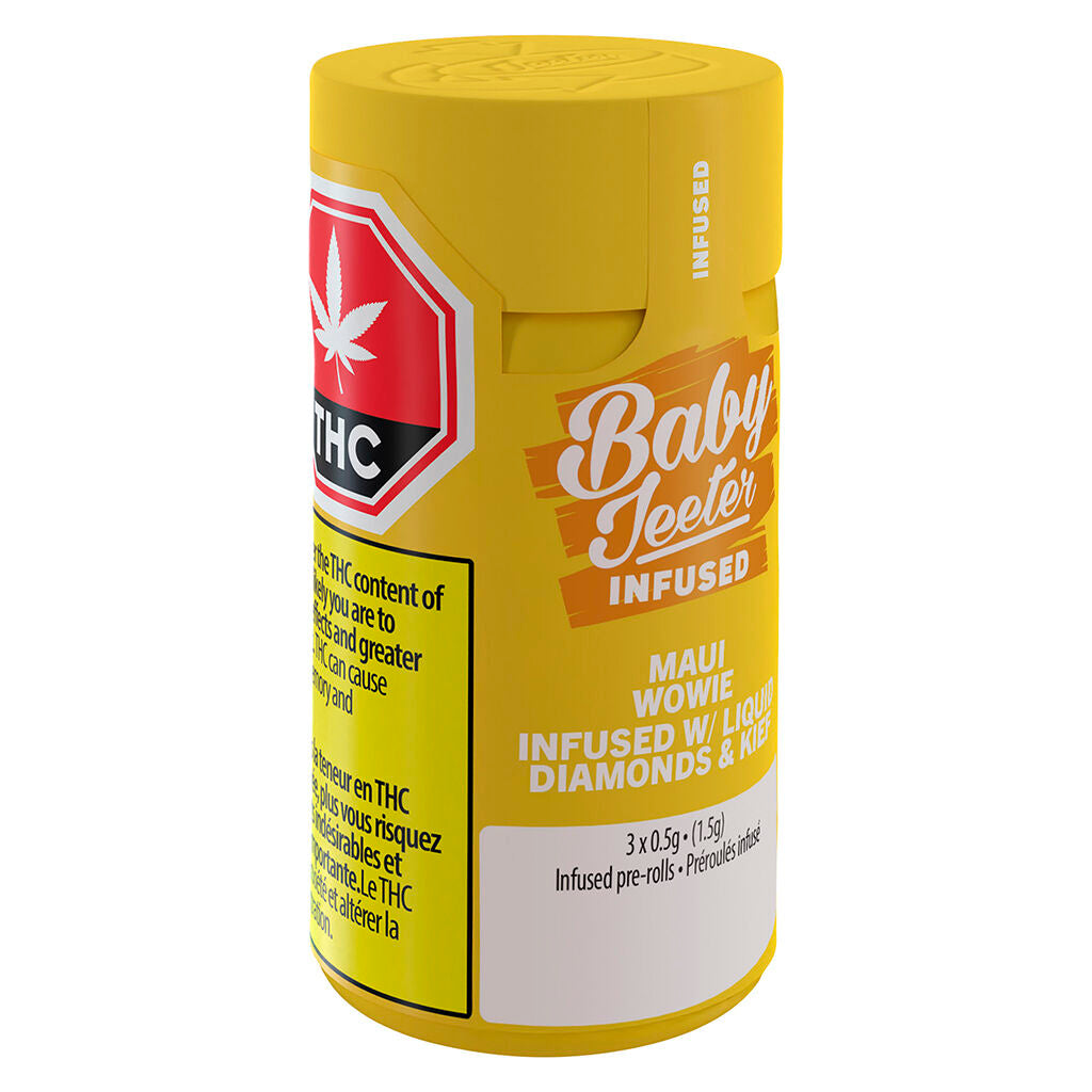 Baby Jeeter Infused Maui Wowie Pre-Roll - 3x0.5g