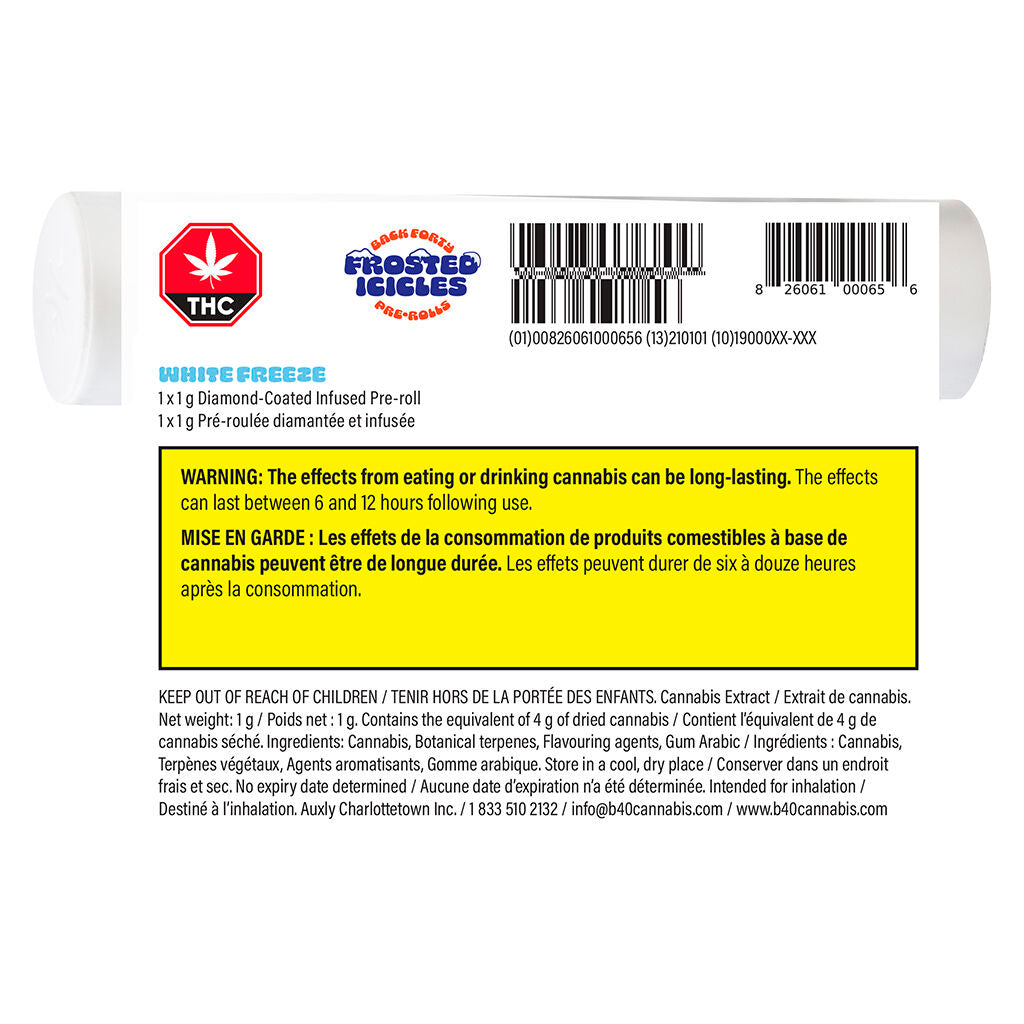 Frosted Icicles White Freeze Infused Pre-Roll (1x1g)
