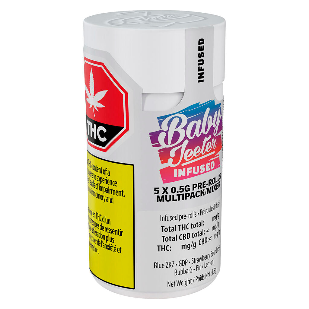 Baby Jeeter Infused Multi-Pack Pre-Roll  (5x0.5g)