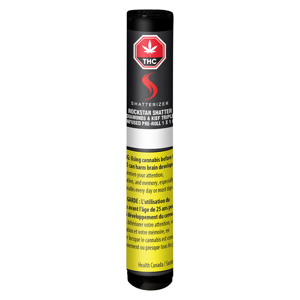 Rockstar Shatter Diamonds & Kief Triple Infused Pre-Roll (1x1g)