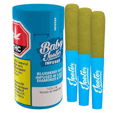 Baby Jeeter Infused Blueberry Kush Pre-Roll - 3x0.5g